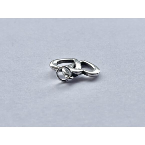 James Avery .925 Sterling Silver “Linked Hearts” Charm - Picture 5 of 6